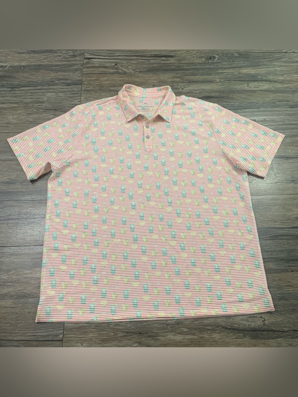 Tommy Bahama Costa Wave Seersipper Islandzone Polo Men's Sz XXL